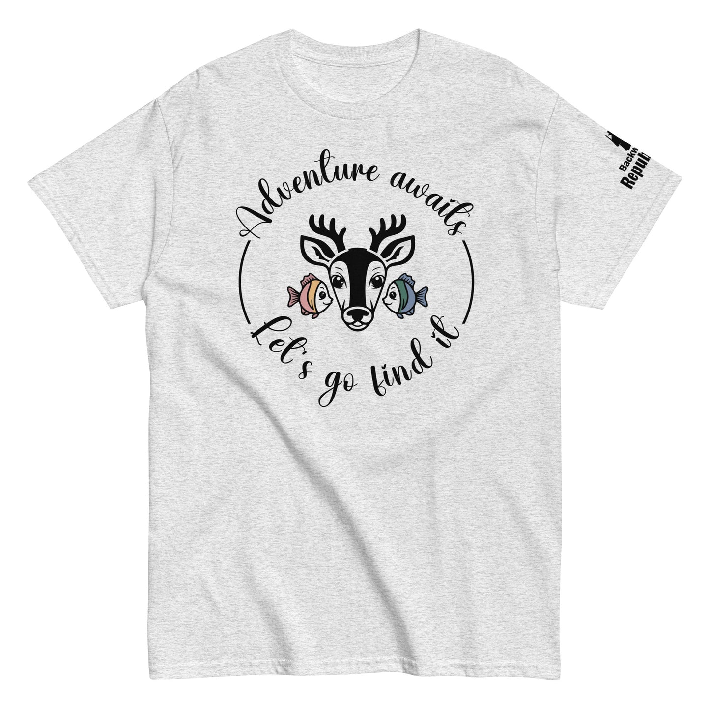 Adventure Awaits Shirt | Wildlife Fishing Tee | Hunting Life Shirt | Everyday Hiking Tee | Fishing Trip Shirt | Outdoor Camping Tee