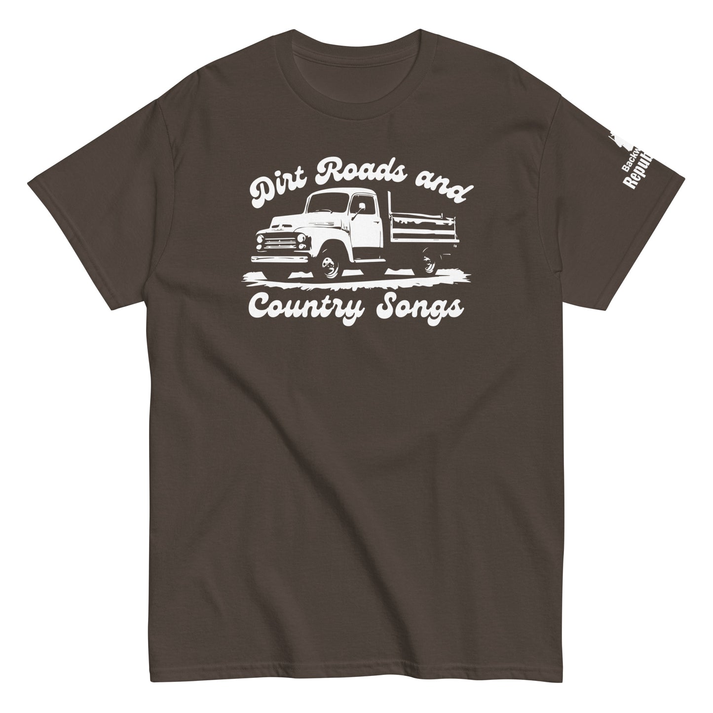 Dirt Roads and Country Songs Shirt | Country Music Shirt | Country Roads Shirt | Farm Truck Tee | Trucks Dirt Road Shirt | Country Graphic T