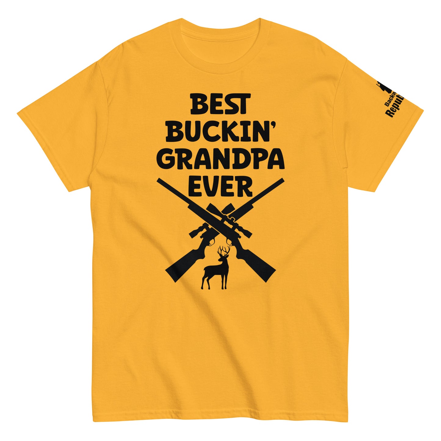 Best Buckin Grandpa Ever | Funny Hunting Shirt | Grandpa Gift | Deer Hunting Tee | Hunting Trip Shirt | Hunting Buddy Tee | Hunting Meme Tee