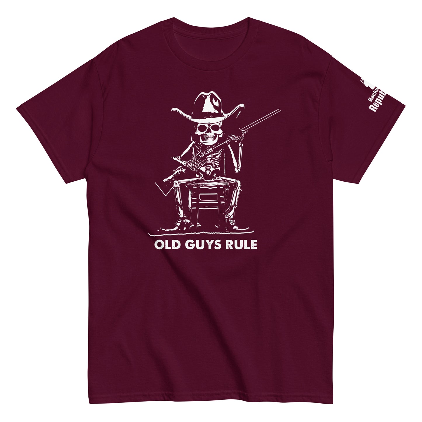 Skeleton Cowboy Shirt | Old Guys Rule Shirt | Cowboy Skull Shirt | Western Rodeo Shirt | Wild West Skeleton | Snarky Skeleton Tee