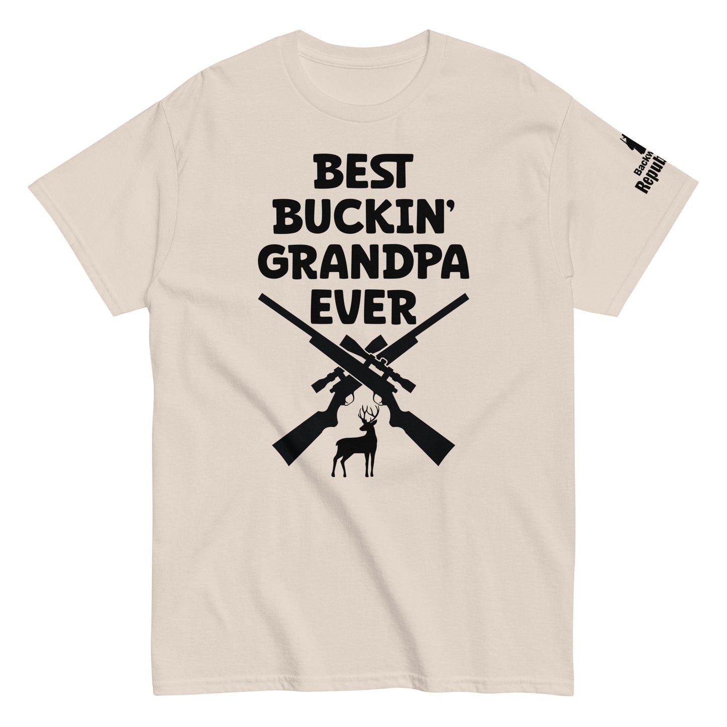 Best Buckin Grandpa Ever | Funny Hunting Shirt | Grandpa Gift | Deer Hunting Tee | Hunting Trip Shirt | Hunting Buddy Tee | Hunting Meme Tee