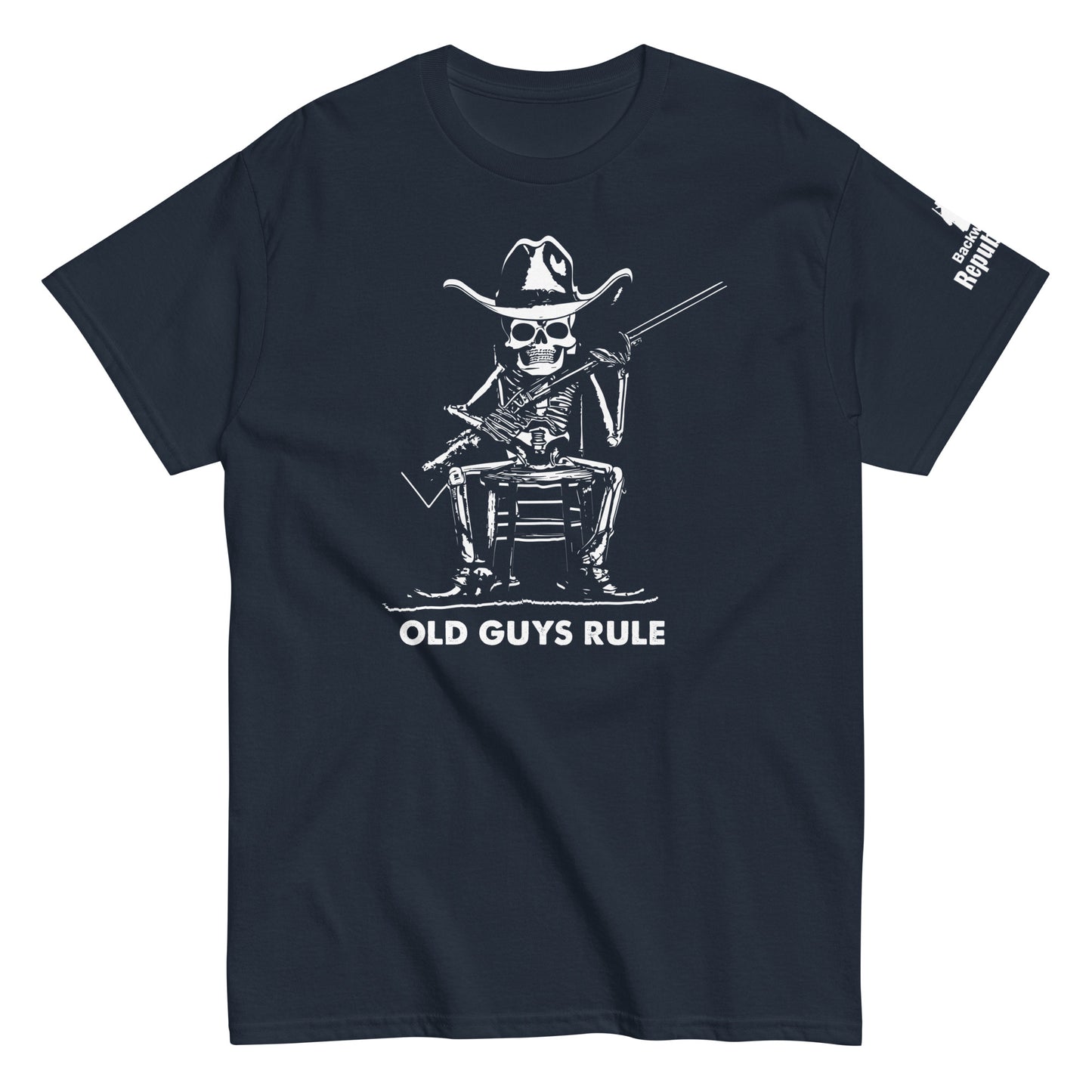 Skeleton Cowboy Shirt | Old Guys Rule Shirt | Cowboy Skull Shirt | Western Rodeo Shirt | Wild West Skeleton | Snarky Skeleton Tee