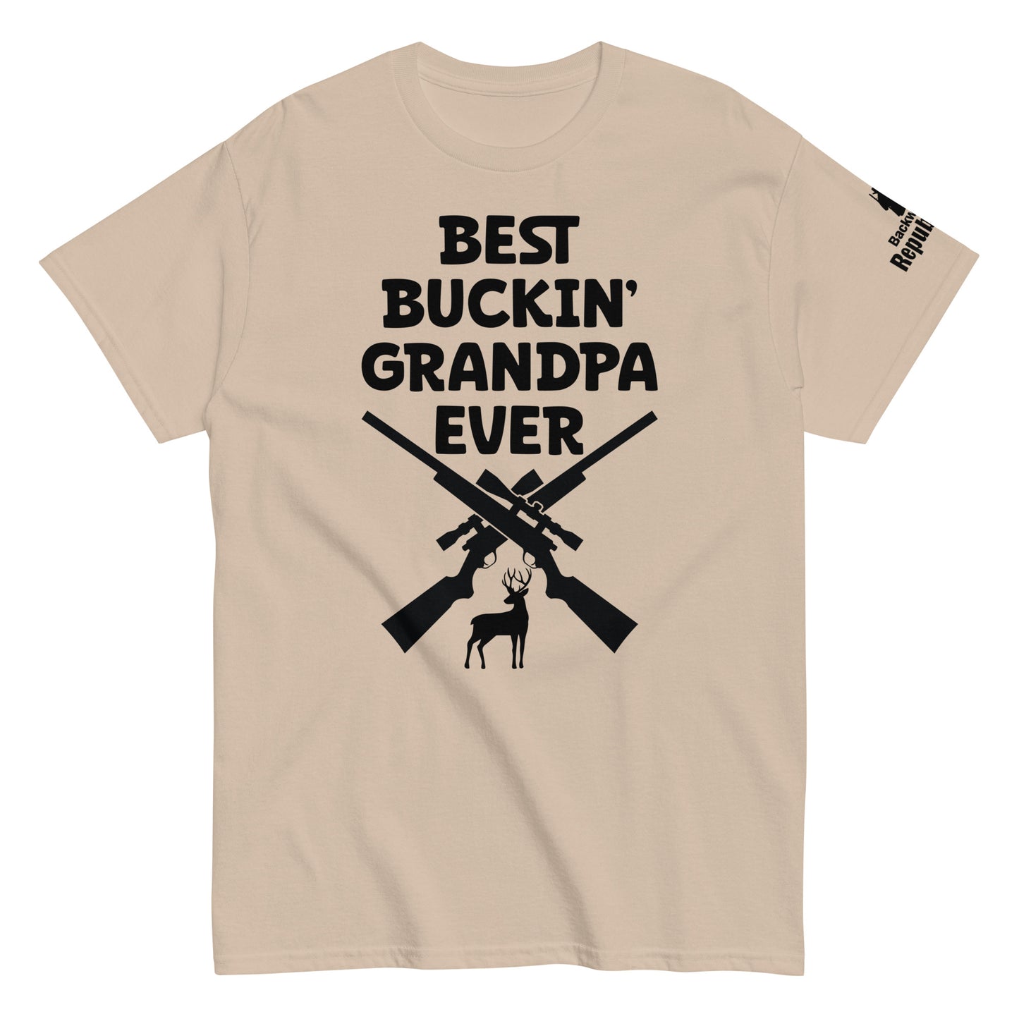 Best Buckin Grandpa Ever | Funny Hunting Shirt | Grandpa Gift | Deer Hunting Tee | Hunting Trip Shirt | Hunting Buddy Tee | Hunting Meme Tee