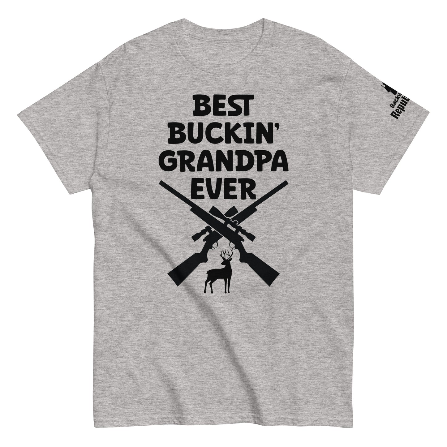Best Buckin Grandpa Ever | Funny Hunting Shirt | Grandpa Gift | Deer Hunting Tee | Hunting Trip Shirt | Hunting Buddy Tee | Hunting Meme Tee