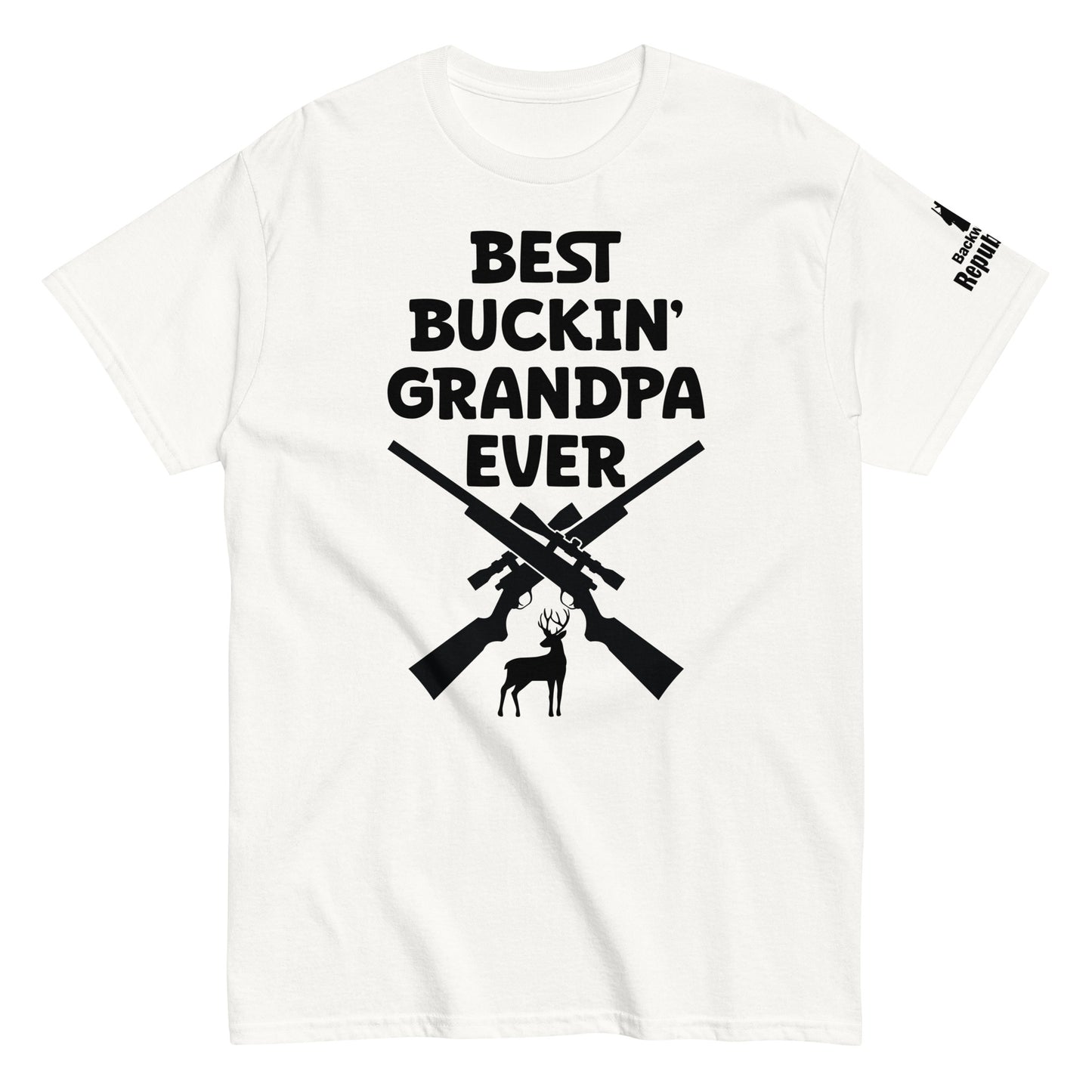 Best Buckin Grandpa Ever | Funny Hunting Shirt | Grandpa Gift | Deer Hunting Tee | Hunting Trip Shirt | Hunting Buddy Tee | Hunting Meme Tee
