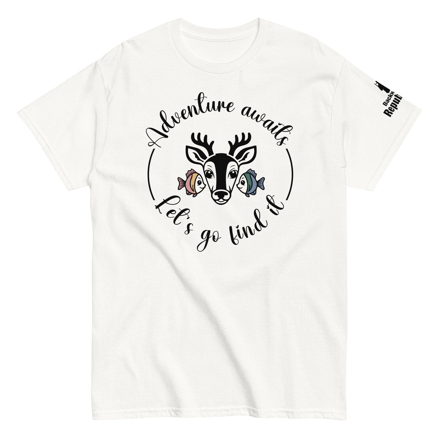 Adventure Awaits Shirt | Wildlife Fishing Tee | Hunting Life Shirt | Everyday Hiking Tee | Fishing Trip Shirt | Outdoor Camping Tee