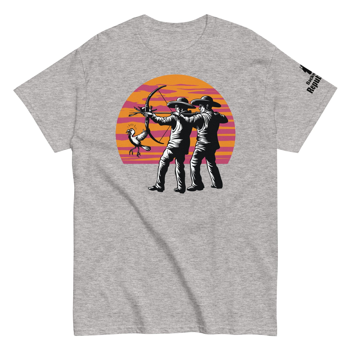 Cowboy Sunset Shirt | Cowboy Archery Tee | Outdoor Bow Hunting Tee | Hunting Season Shirt | Bird Hunting Tee | Pheasant Hunting Tee